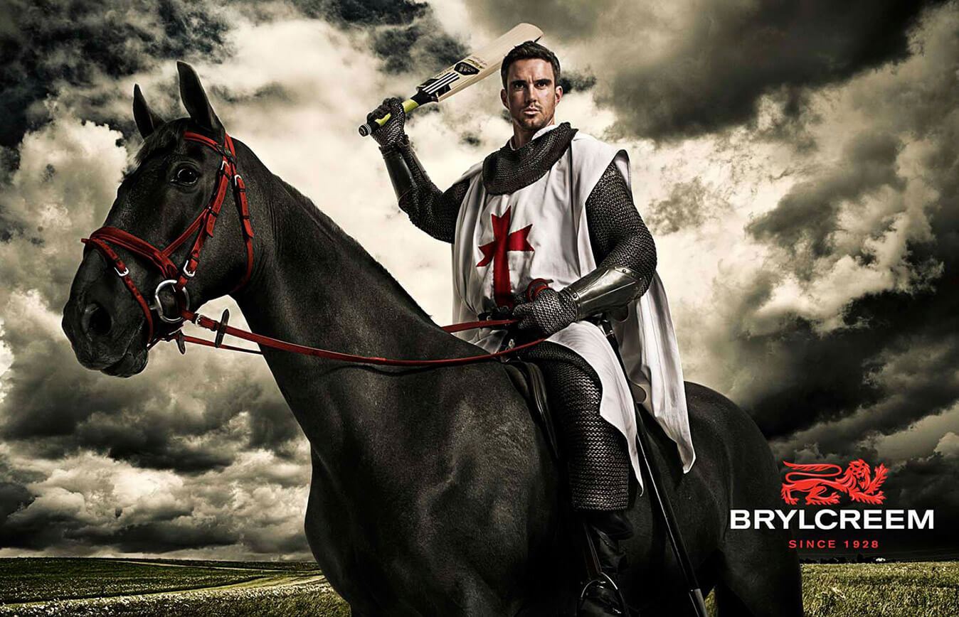 Brylcreem TV advert featuring Leo the horse with Kevin Pietersen